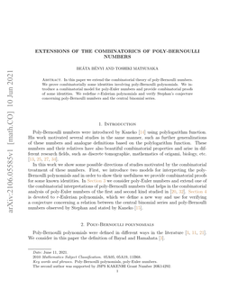 Extensions of the Combinatorics of Poly-Bernoulli Numbers 3