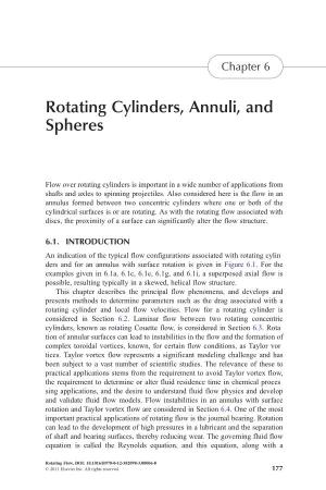 Rotating Cylinders, Annuli, and Spheres