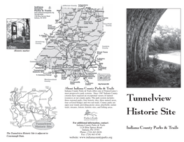 Tunnelview Historic Site Is Adjacent to Phone: (724) 463-8636 Fax: (724) 463-8740 Conemaugh Dam