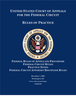 United States Court of Appeals for the Federal Circuit Circuit Justice