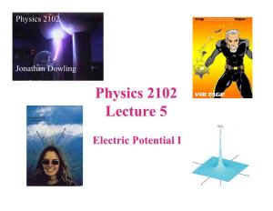 Equipotential Surfaces: the Electric Potential Is Constant on the Surface • Equipotential Surfaces Are Perpendicular to Electric Field Lines