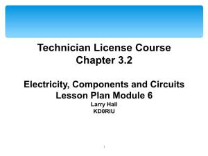 Technician License Course Chapter 3.2