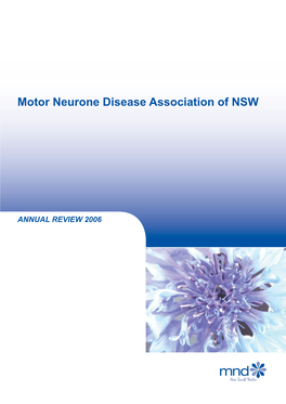 Motor Neurone Disease Association of NSW