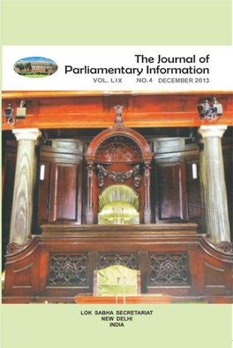 The Journal of Parliamentary Information