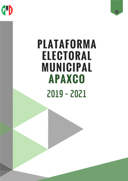 2021 Plataforma Electoral Municipal Apaxco