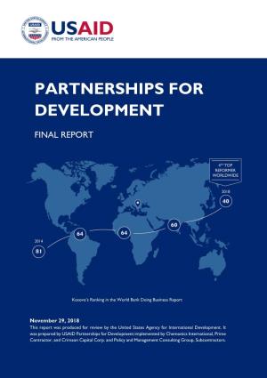 Partnerships for Development