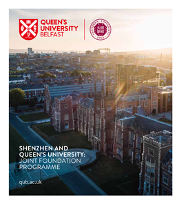 Shenzhen and Queen's University: Joint Foundation