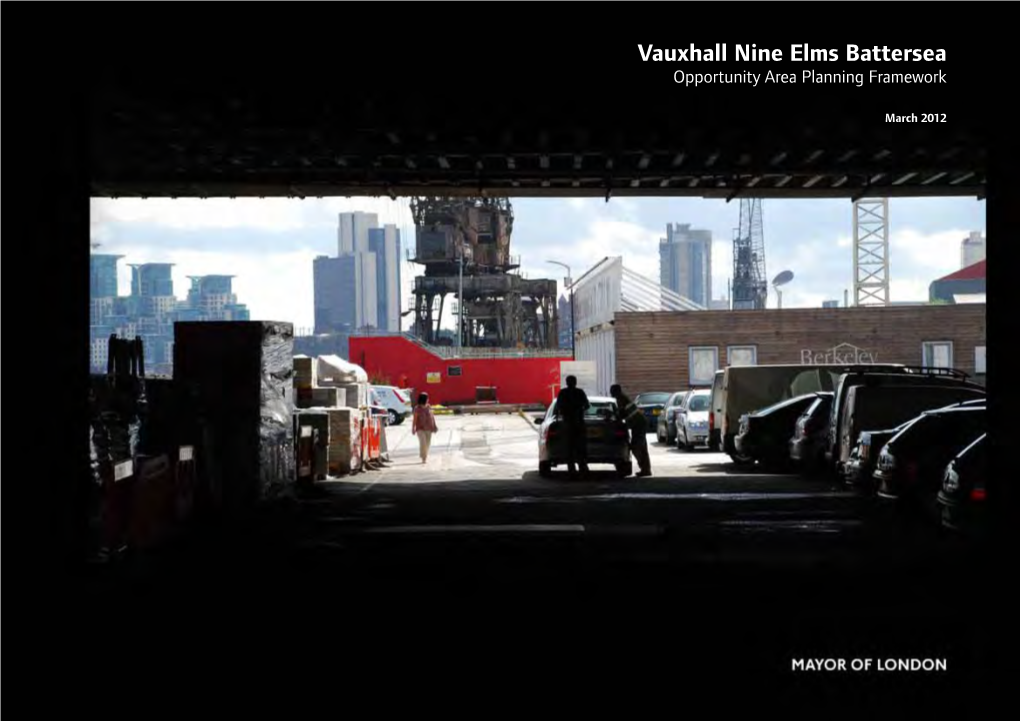 Vauxhall Nine Elms Battersea Opportunity Area Planning Framework