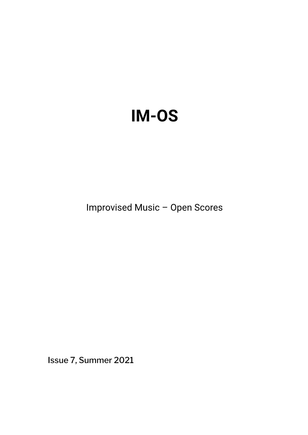 IM-OS, Issue #7