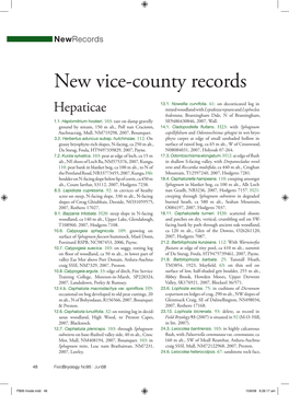 New Vice-County Records