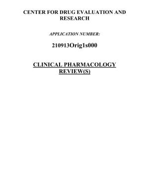 210913Orig1s000 CLINICAL PHARMACOLOGY REVIEW(S)
