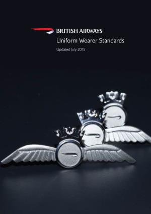 British Airways Uniform Wearer Standards