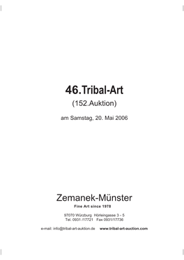 46.Tribal-Art (152.Auktion)
