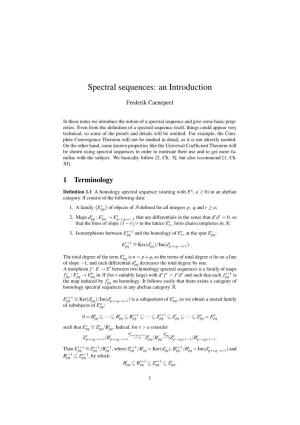 Spectral Sequences: an Introduction
