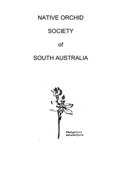 Native Orchid Society of South Australia