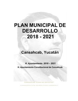 Plan Municipal De Desarrollo 2018 - 2021