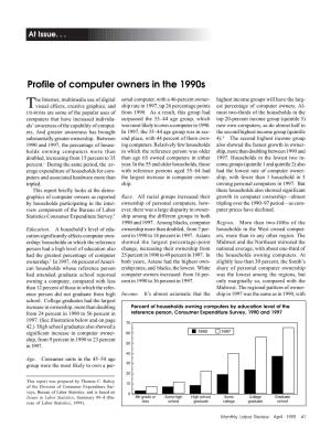 Profile of Computer Owners in the 1990S