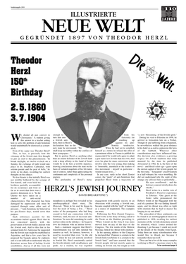 Herzl's Jewish Journey
