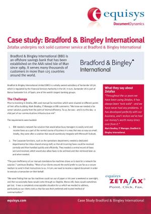 Case Study: Bradford & Bingley International