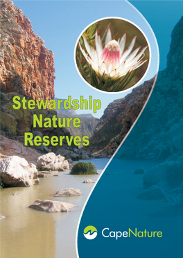 Stewardship Nature Reserves BOLAND Platbos Nature Reserve
