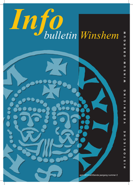 Bulletin Winshem HISTORISCHE VERENIGING WINSUM-OBERGUM
