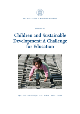 Children and Sustainable Development: a Challenge for Education