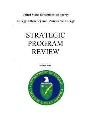 Eere Strategic Program Review