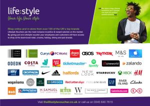 Brands Lifestyle Vouchers Are the Most Inclusive Incentive & Reward Solution on the Market