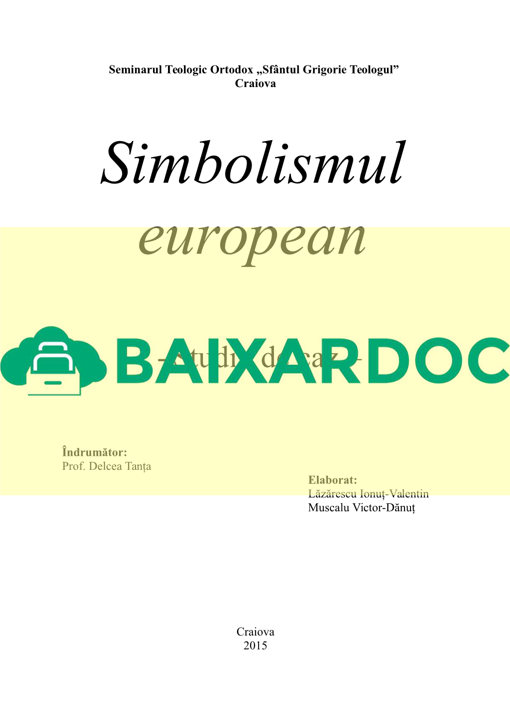 Simbolismul European