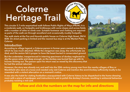 Colerne Heritage Trail Colerne Heritage Trail
