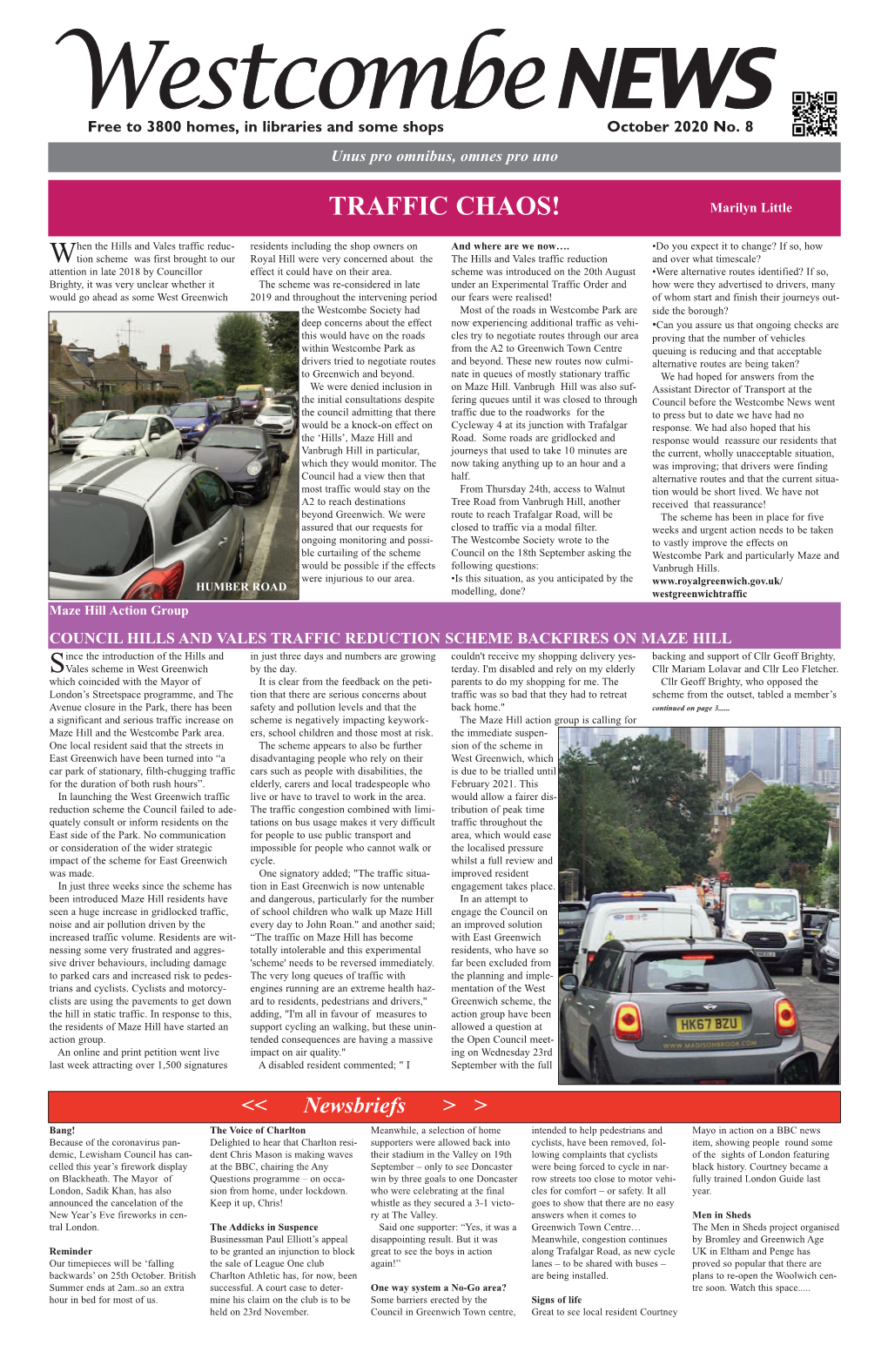 Westcombe News October 2020 LOCAL NEWS Continued from Page 1