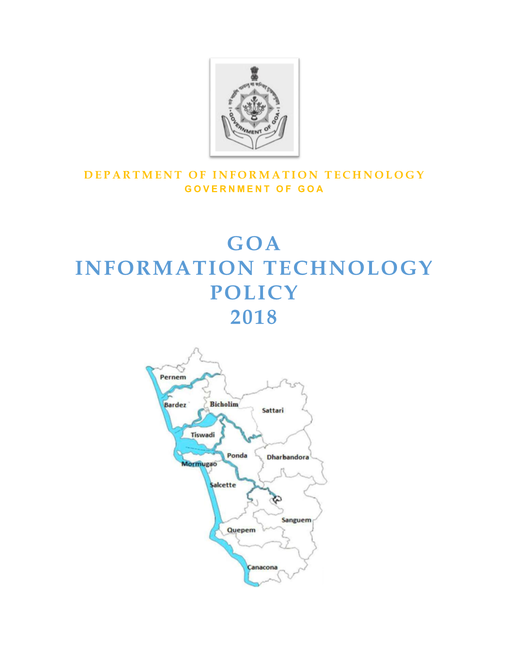 Govt of Goa It Policy 2018