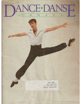 Dance in Canada Magazine No 48 Summer 1986