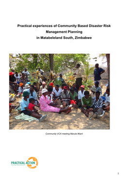 Practical Experiences of Community Based Disaster Risk Management Planning in Matabeleland South, Zimbabwe