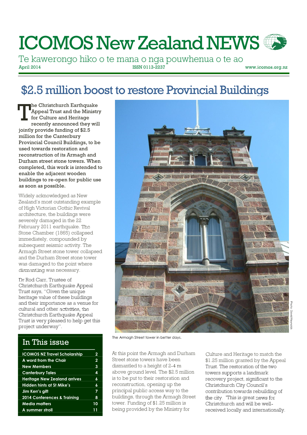 ICOMOS NZ News April 2014 Page 2