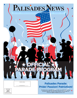 Official Parade Program Official