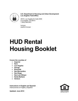 HUD Rental Housing Booklet