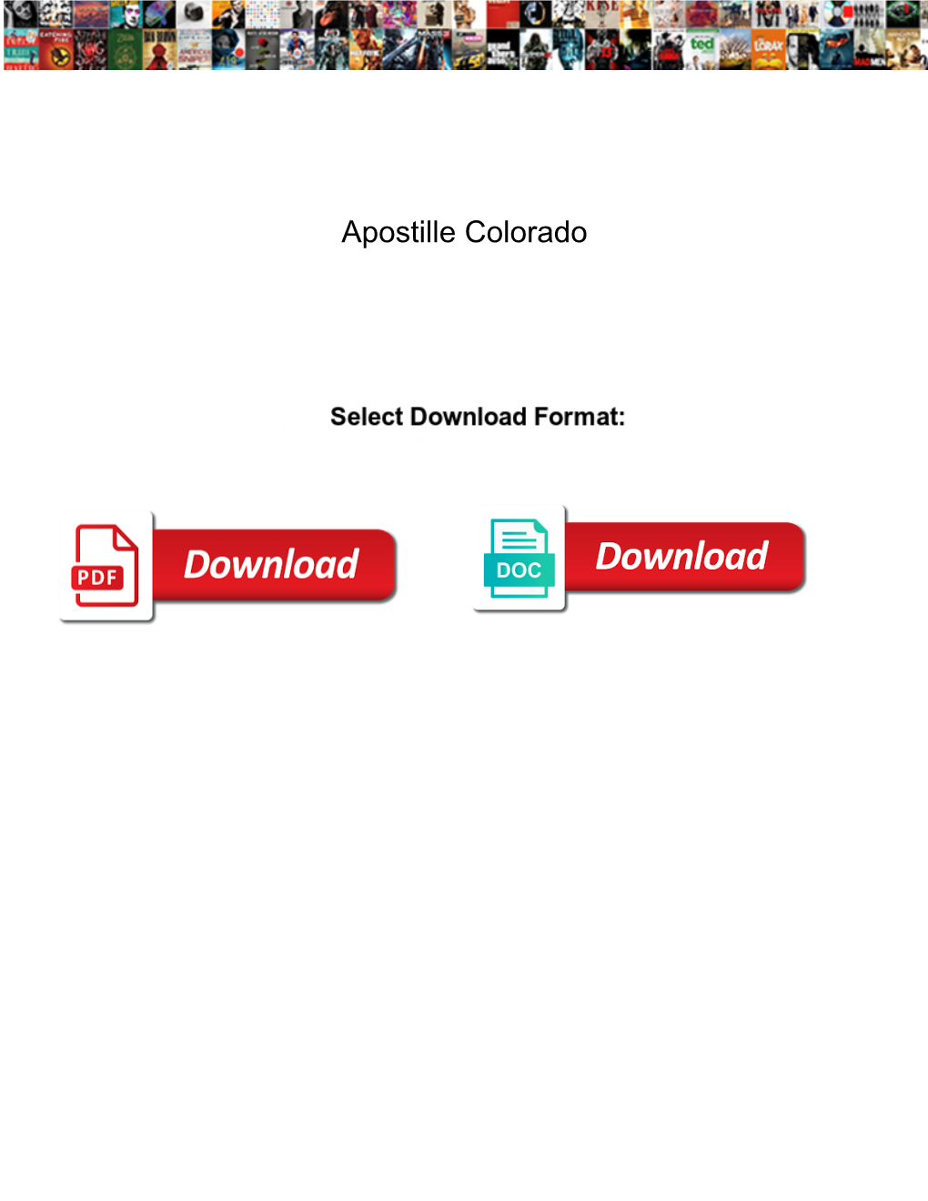 Apostille Colorado