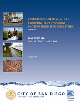 Phase IV Street Sweeping Speed Efficiency Final Report