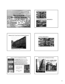 How to Research New York City Buildings II