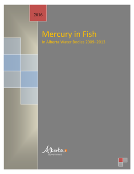Mercury in Fish 2009-2013