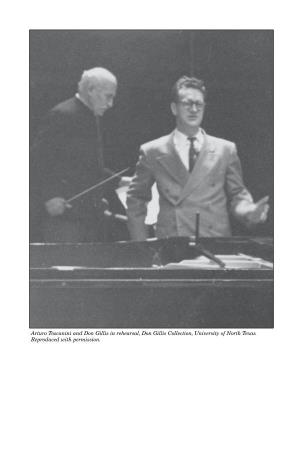Arturo Toscanini and Don Gillis in Rehearsal, Don Gillis Collection, University of North Texas