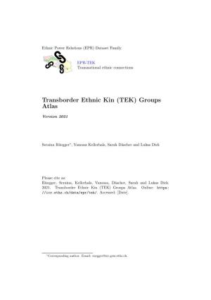 TEK Transnational Ethnic Connections