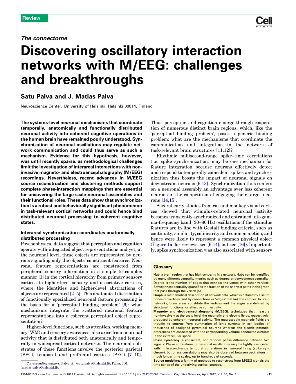 Discovering Oscillatory Interaction Networks with M/EEG