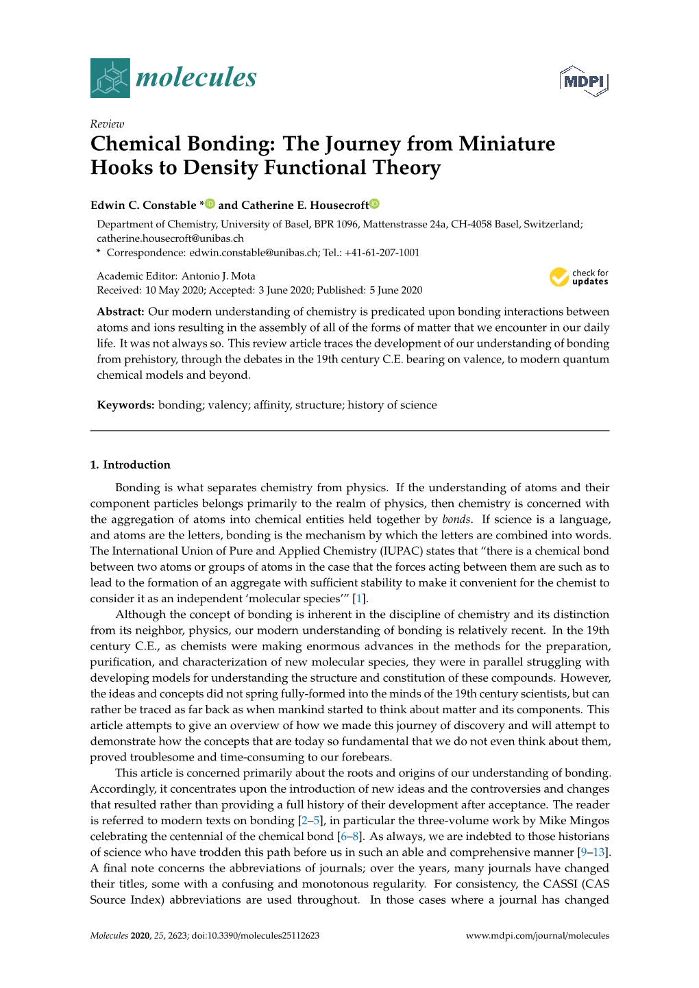 Chemical Bonding: the Journey from Miniature Hooks to Density Functional Theory