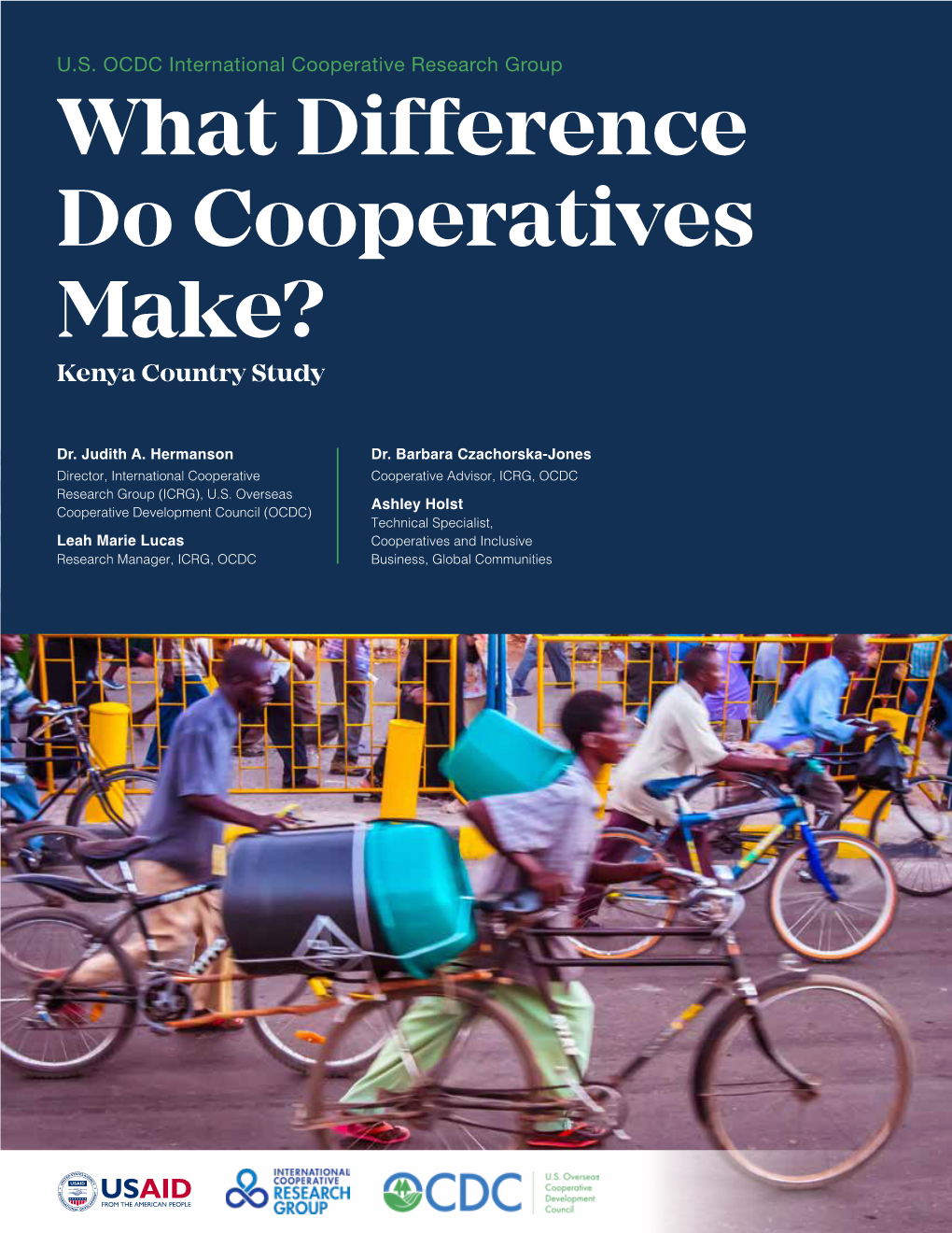 What Difference Do Cooperatives Make? Kenya Country Study