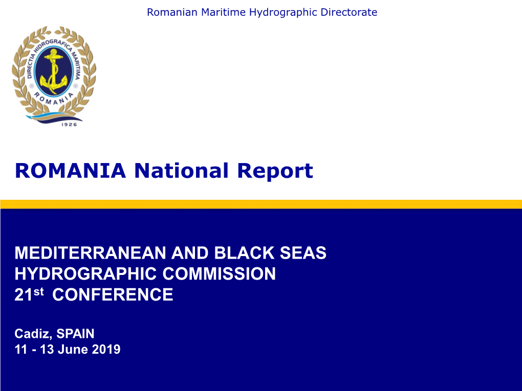 ROMANIA National Report