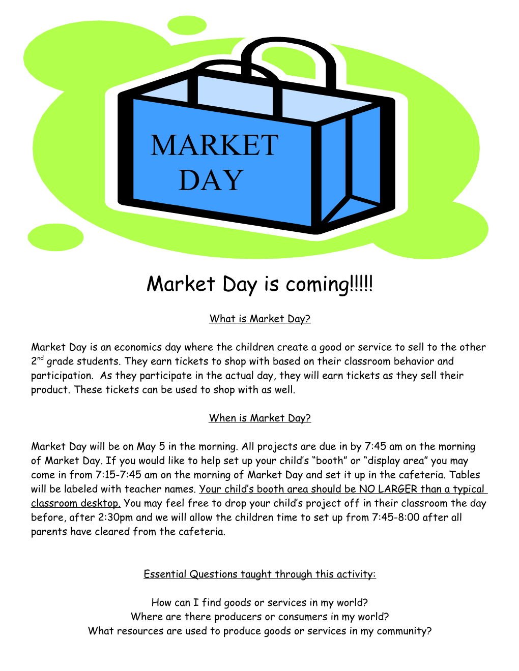 What Is Market Day