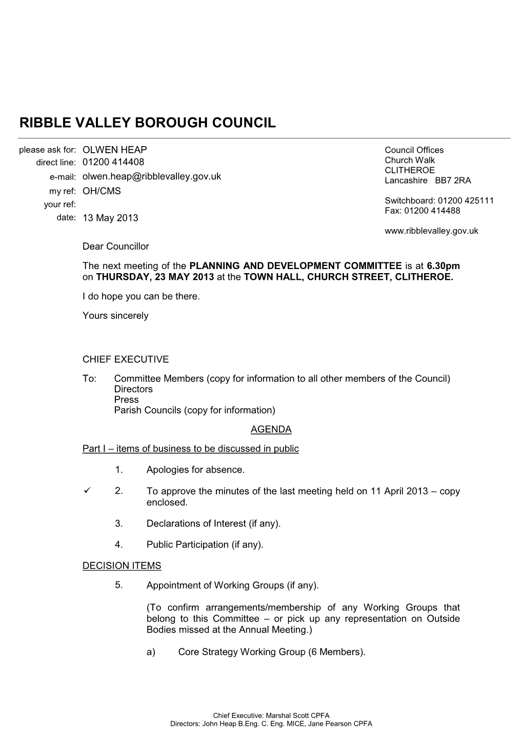 Ribble Valley Borough Council