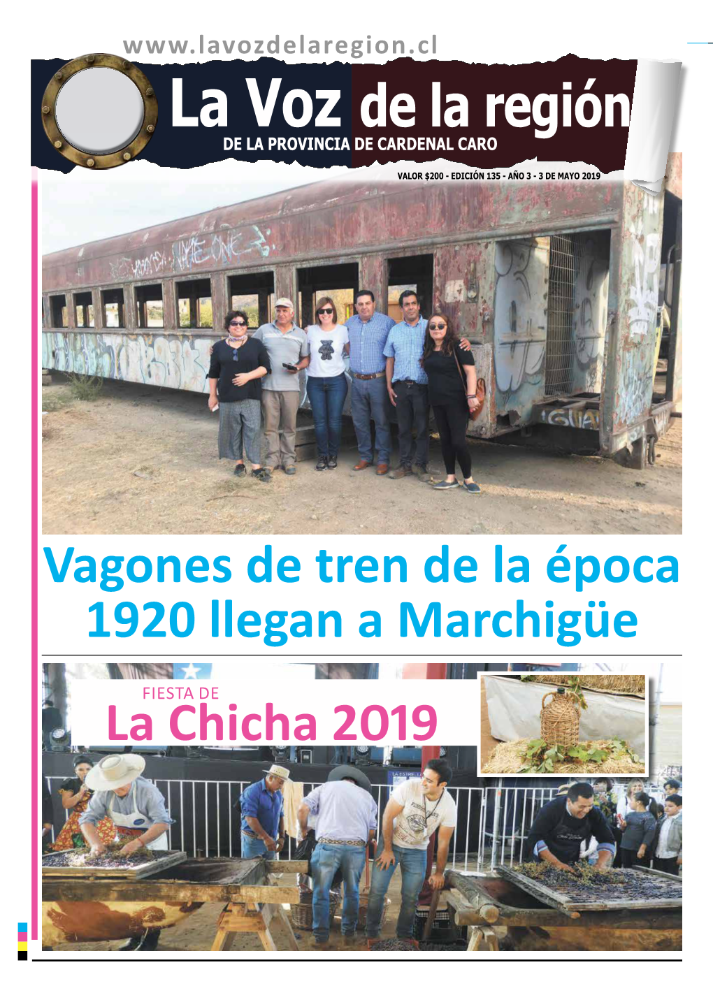 Vagones De Tren De La Época 1920 Llegan a Marchigüe La Chicha 2019